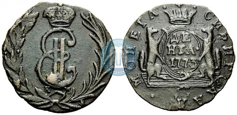 Фото Денга 1773 года КМ 