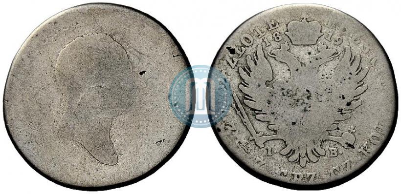 Picture 2 złote 1819 year IB 