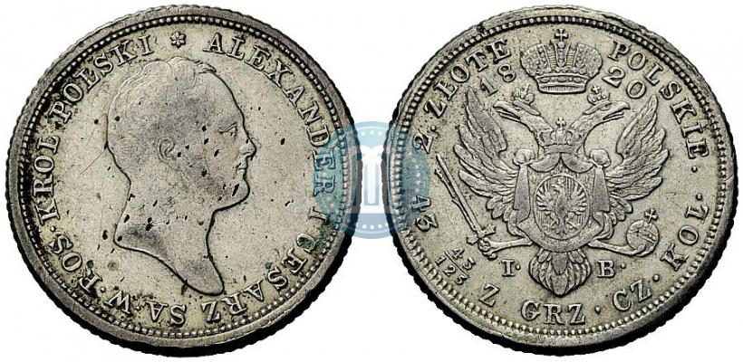Picture 2 złote 1820 year IB 