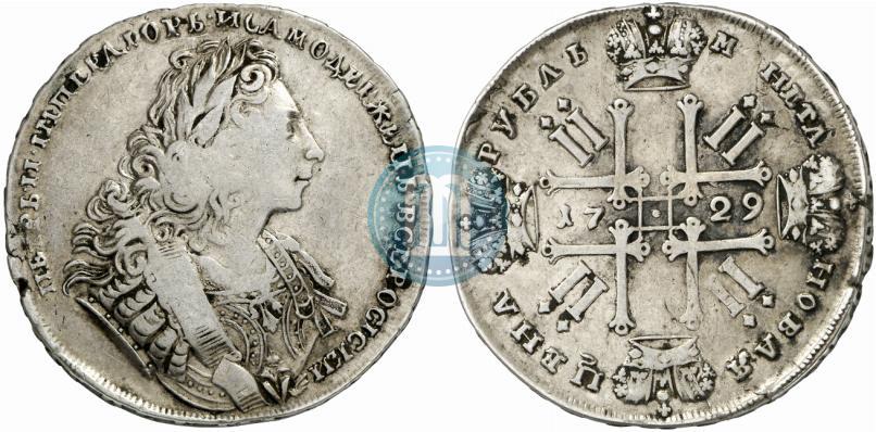 Picture 1 rouble 1729 year  "Type of 1729"