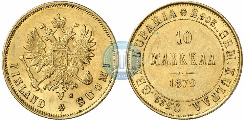 Picture 10 markkaa 1879 year S 