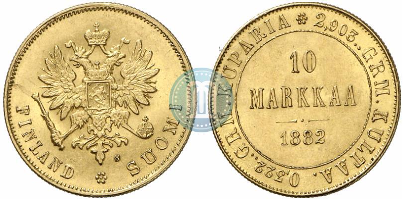 Picture 10 markkaa 1882 year S 