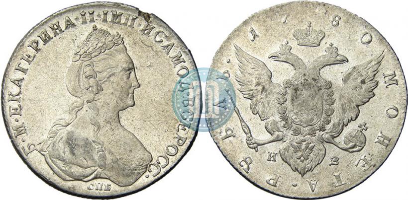 Picture 1 rouble 1780 year СПБ-ИЗ 