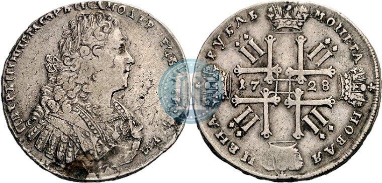 Picture 1 rouble 1728 year  "Type of 1728"