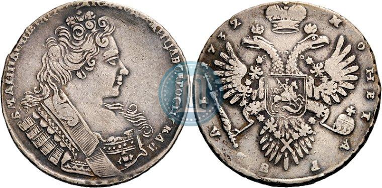Picture 1 rouble 1732 year  
