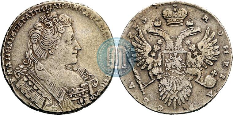 Picture 1 rouble 1733 year  