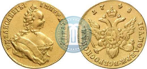 Picture 1 ducat 1748 year  