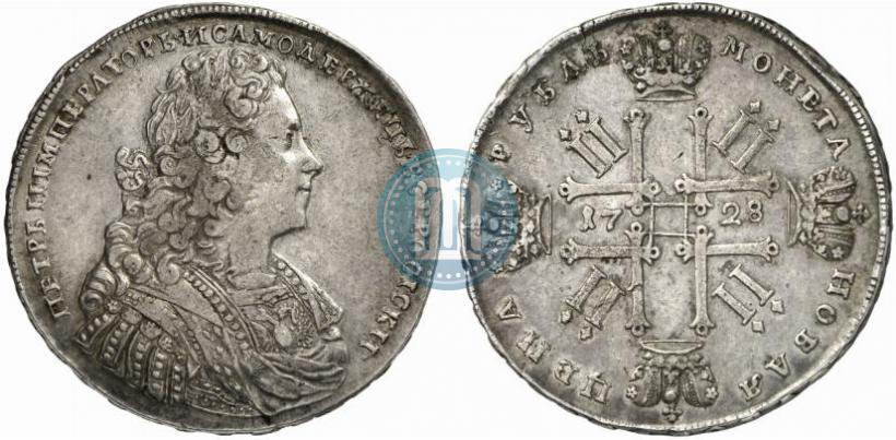 Фото 1 рубль 1728 года  "Тип 1728"