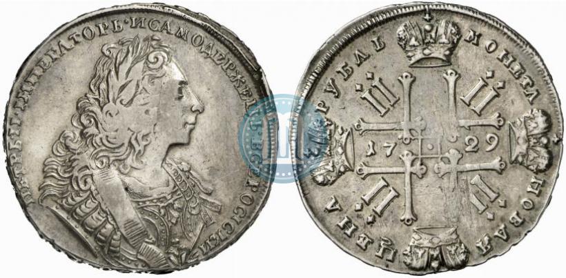 Picture 1 rouble 1729 year  "Type of 1729"