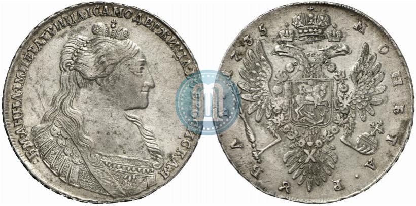 Picture 1 rouble 1735 year  