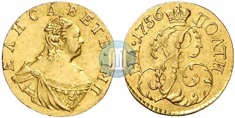 Фото Полтина 1756 года  