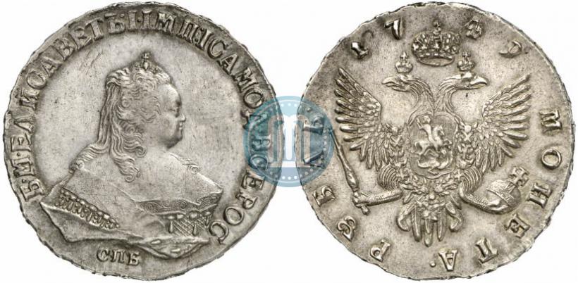 Picture 1 rouble 1749 year СПБ 