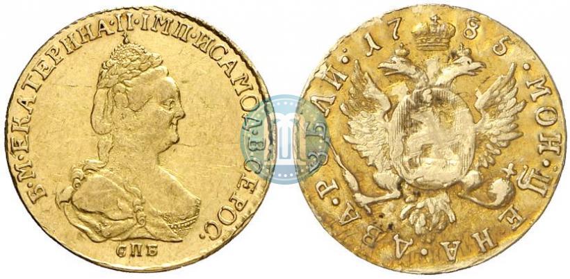 Picture 2 roubles 1785 year СПБ 