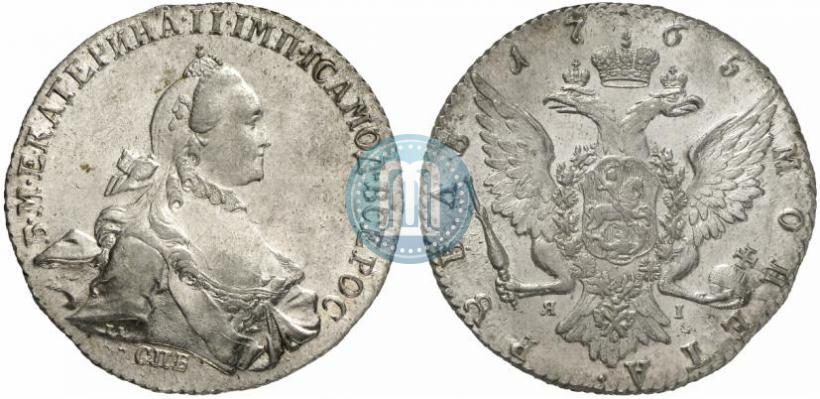 Picture 1 rouble 1765 year СПБ-ЯI 