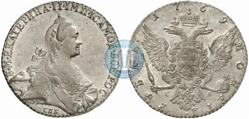 Picture 1 rouble 1769 year СПБ-СА 