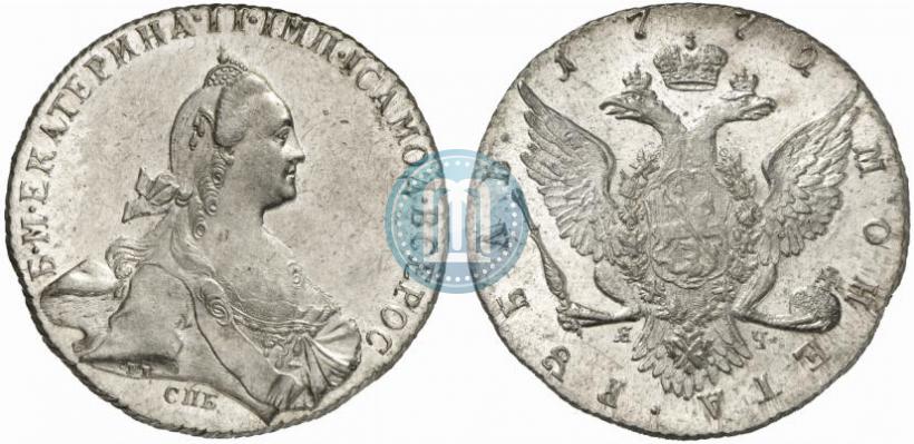 Picture 1 rouble 1772 year СПБ-ЯЧ-Т.I. 