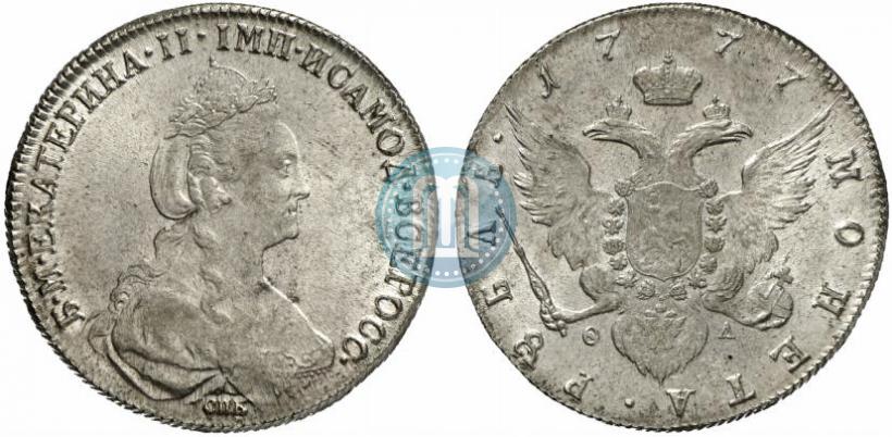 Picture 1 rouble 1777 year СПБ-ФЛ 