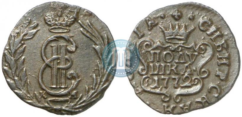 Фото Полушка 1772 года КМ 