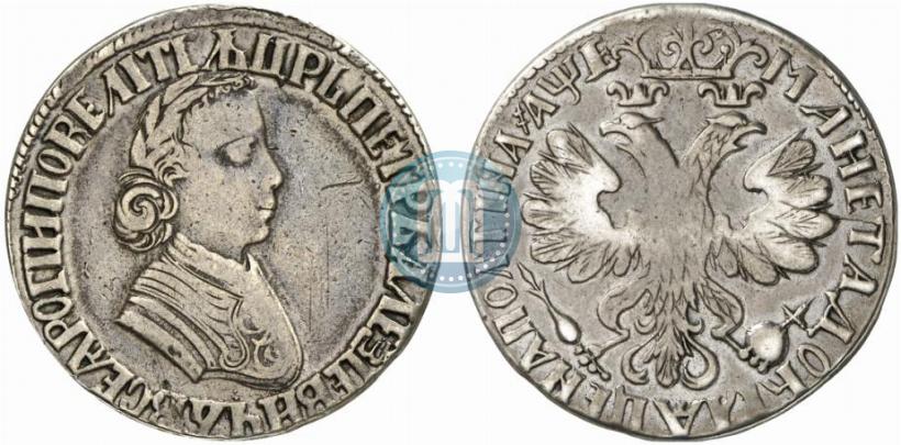 Picture Poltina 1705 year  "Portrait by F. Alekseev"