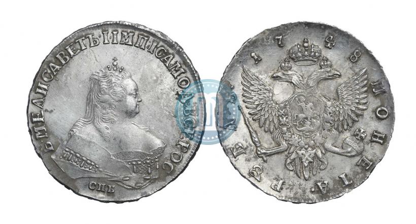Picture 1 rouble 1748 year СПБ 