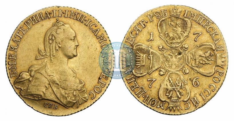 Picture 10 roubles 1776 year СПБ 