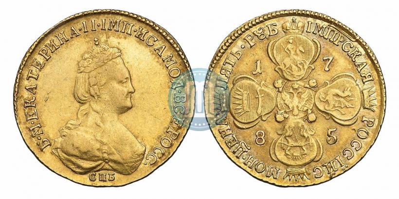 Picture 5 roubles 1785 year СПБ 