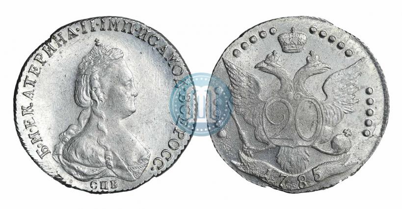 Picture 20 kopecks 1785 year СПБ 