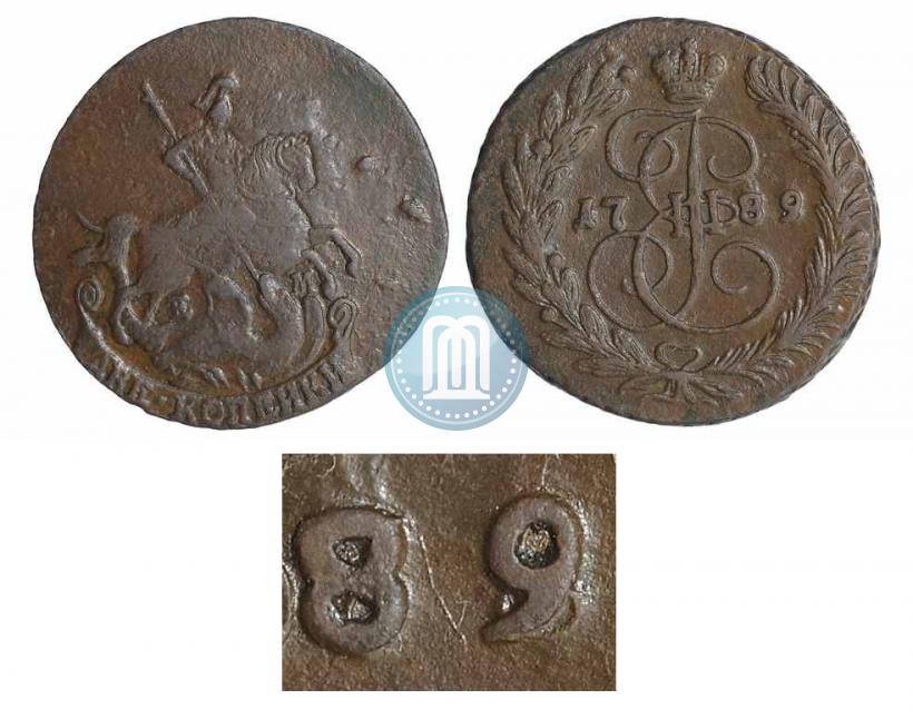 Picture 2 kopecks 1789 year ММ 