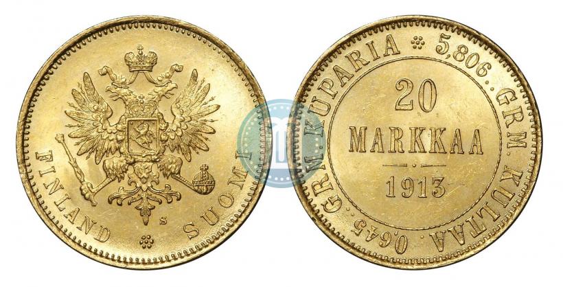 Picture 20 markkaa 1913 year S 