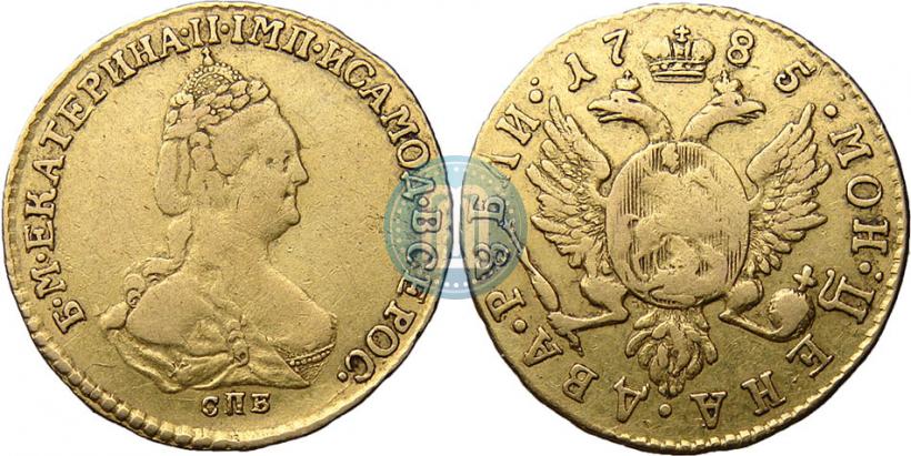 Picture 2 roubles 1785 year СПБ 