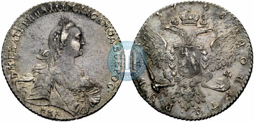 Picture 1 rouble 1768 year ММД-EI 