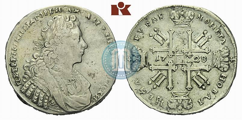 Фото 1 рубль 1728 года  "Тип 1728"