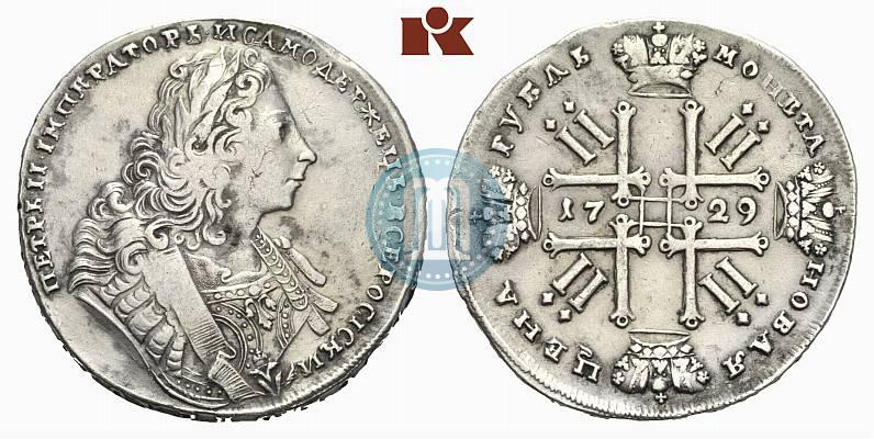 Picture 1 rouble 1729 year  "Type of 1729"