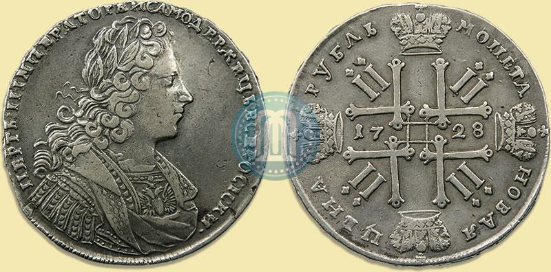 Picture 1 rouble 1728 year  "Type of 1728"