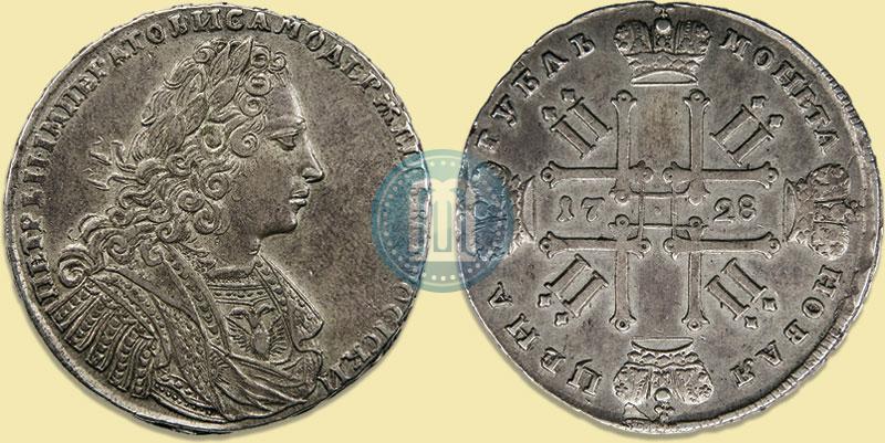 Picture 1 rouble 1728 year  "Type of 1728"