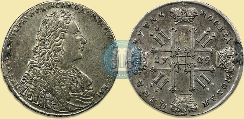 Picture 1 rouble 1729 year  "Type of 1728"