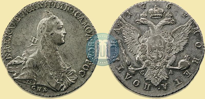 Picture Poltina 1764 year СПБ-СА 