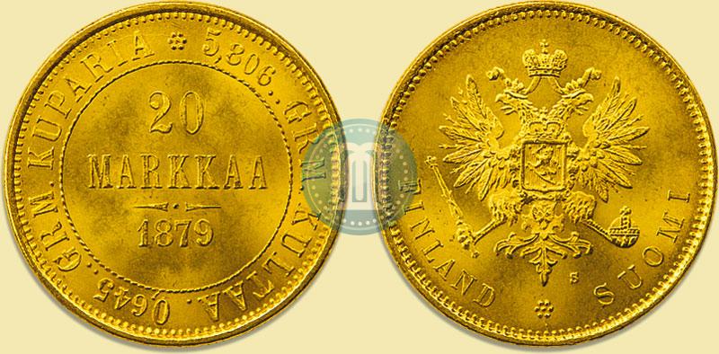Фото 20 марок 1879 года S 