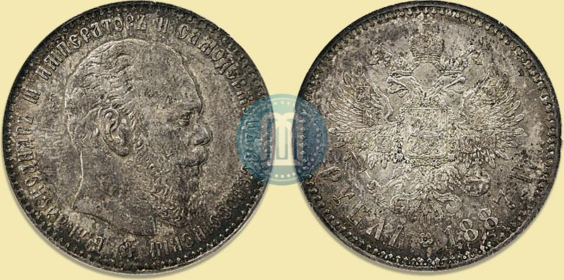 Picture 1 rouble 1887 year (АГ) 