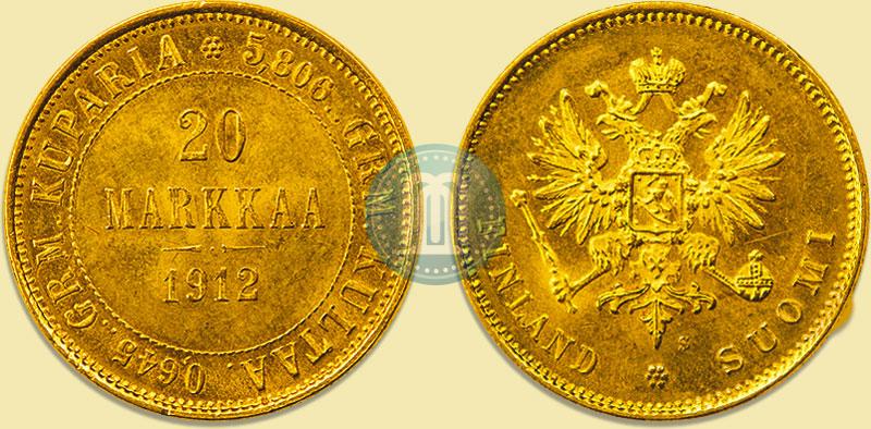 Picture 20 markkaa 1912 year S 