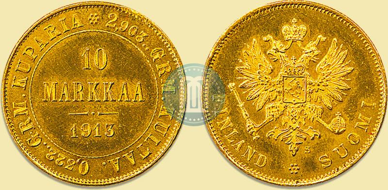 Picture 10 markkaa 1913 year S 