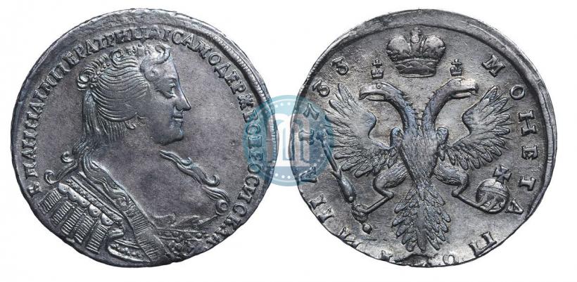 Picture Poltina 1733 year  