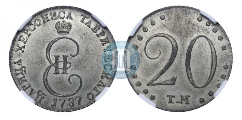 Picture 20 kopecks 1787 year ТМ 