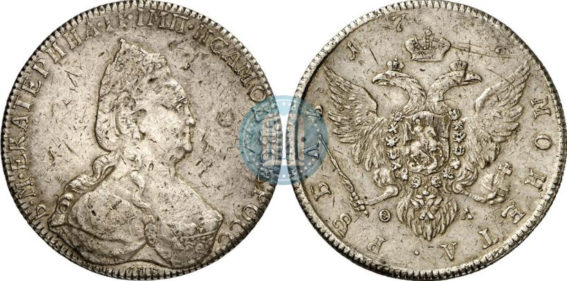 Фото 1 рубль 1777 года СПБ-ФЛ 
