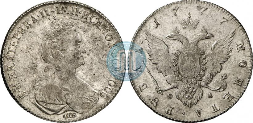 Picture 1 rouble 1777 year СПБ-ФЛ 