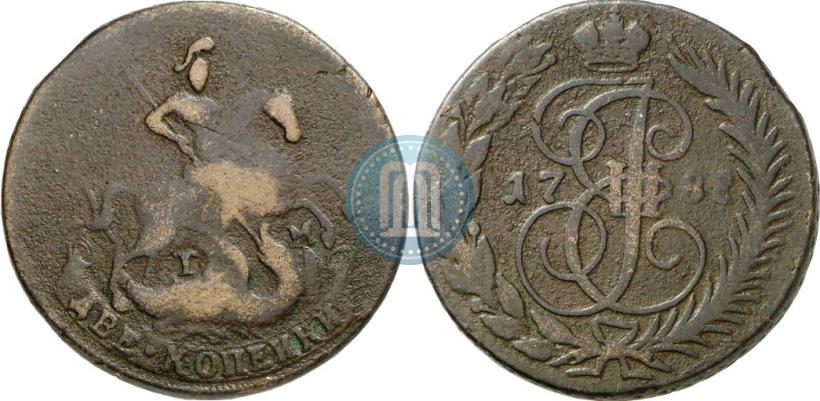 Picture 2 kopecks 1788 year ТМ 