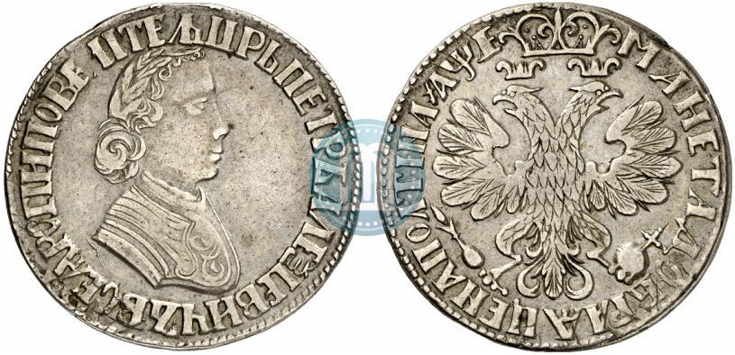 Picture Poltina 1705 year  "Portrait by F. Alekseev"