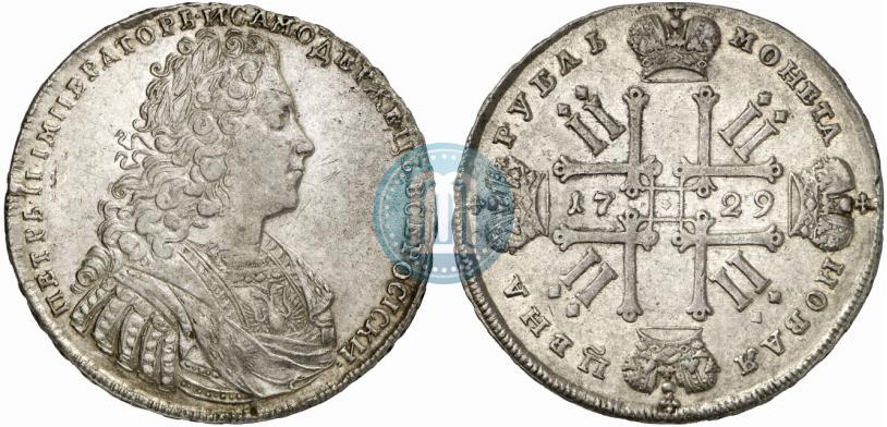 Picture 1 rouble 1729 year  "Type of 1728"