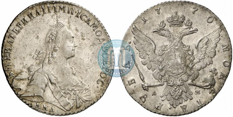 Фото 1 рубль 1770 года ММД-ДМ 