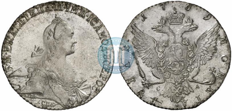 Picture 1 rouble 1769 year СПБ-СА 